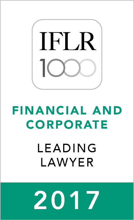 IFLR 1000 Leading Lawyer in 2017